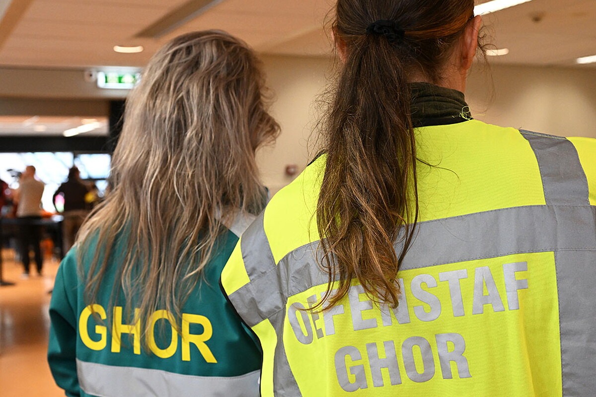 GHOR collega naast collega Oefenstaf GHOR