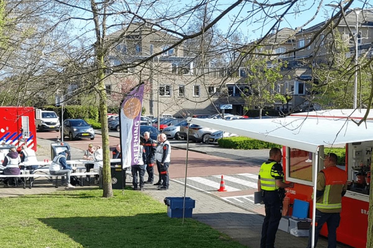 CoPI-oefening bij een locatie van Sint Jacob